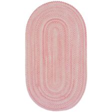 Capel Rugs Tiny Tots Soft Chenille Polyester Kids Bedroom Braided Rug Pink picture