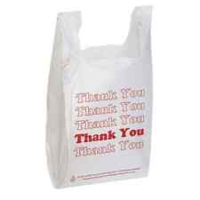 T-Shirt Thank You LARGE 1/6 Plastic Grocery Store Shopping Carry Out Bag 1000ct picture