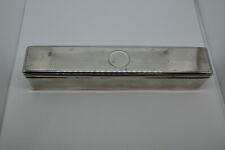 Antique 1860's English Sterling Silver Long Box, 182 grams picture