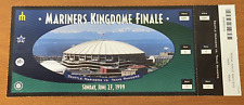6/27/99 Seattle Mariners KINGDOME FINALE Last Game Ever Ticket Stub 13