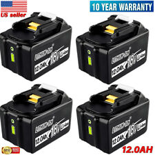 4X Genuine For Makita 18V 12Ah LXT Lithium BL1830 BL1850 BL1860 tool Battery LED picture