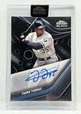 FRANK THOMAS Autographed 2023 Topps Chrome Black #CBA-FT Chicago White Sox 🔥 picture