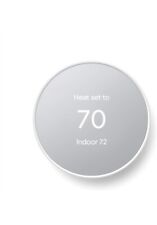 Google Nest Smart Thermostat, Snow - Discounted New Open Box. picture