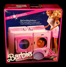 NIB NRFB Vintage Barbie Wash Day, Washer & Dryer, uses batteries picture