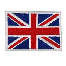 BRITISH FLAG PATCH UNION JACK ENGLAND UK GREAT BRITAIN embroidered iron-on blue picture