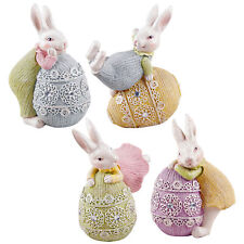 Easter Bunny Decor Figurine Spring Summer Resin Eggs Signs Rabbit Decorations  picture