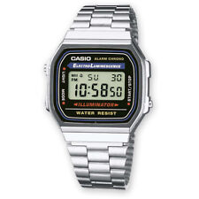 Unisex Mens Womens Wristwatch CASIO A168WA-1W Classic Steel Alarm picture