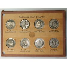 So-Called Half Dollars Pony Express 1935 Lindbergh 1927 Edison 1947 Boone 1925 + picture