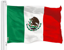 G128 Mexico Mexican Flag 4x6 Ft LiteWeave Pro Printed 150D Poly Country Flag picture