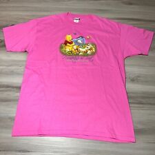 Vintage Disney Store Shirt Adult XL Pink Friendship is the Best Whinnie the Pooh picture