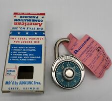 American Lock Company Vintage Combination Padlock, Box, Combination MADE IN USA  picture