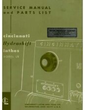 1970 Hydrashift Lathe Service & Parts Manual Fits Cincinnati Model LR T-253-R picture