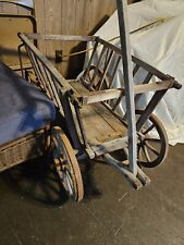 Vintage Goat Wagon Primitive,  Antique Wooden Collectable picture