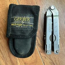 Vintage Gerber MP400 Blunt Nose Stainless Multi Plier Multi Tool w/ Case USA picture