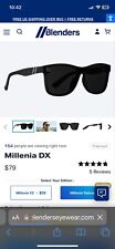 Blenders Millenia X2 Nocturnal Q Black Polarized Sunglasses 139-15-143 Used picture