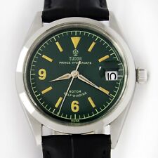 1964s Tudor Prince Oyster Date Automatic Green Dial Mens Vintage Watch  7966 picture