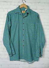 Vintage Red Oak Ranch Apparel Long Sleeve Flannel Shirt Men's Medium Tall picture