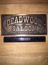 Deadwood Saloon Girls Whiskey Gambling Bar Collector Wine Beer Patina GIFT picture