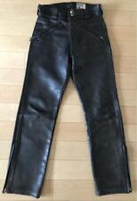 Langlitz Leathers Leather Pants Straight Black Vintage Used  picture