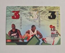 2004-05 Topps Luxury Box Shaquille O'Neal/Eddie Jones/Dorell Wright Relic /75 picture
