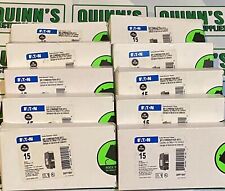 10 PCS Of EATON BRP115AF  15A ARC FAULT COMBINATION  PLUG-ON  1 POLE NEW IN 📦✅ picture