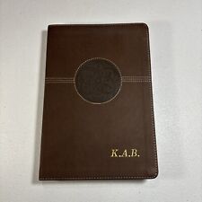 NRSV Thinline Reference Bible Leathersoft Brown Comfort Print  Very Good picture