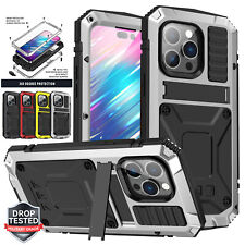 Shockproof Aluminum Metal Waterproof Case For iPhone 14 15 Pro Max 13 12 11 XS picture