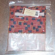 Longaberger Old Glory MEDIUM OVAL WASTE Basket Liner ~Made in USA~ Ships FREE picture