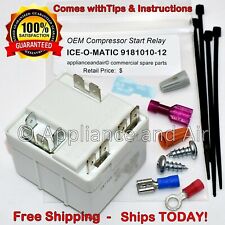 ICE-O-MATIC 9181010-12 Potential Start Relay, Genuine OEM, Ships FREE TODAY picture
