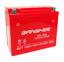 Banshee replaces YTX20L-BS For Walmart ES20LBS Battery-4 Year Warranty picture
