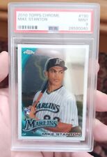2010 Topps Chrome Mike Giancarlo Stanton Rookie RC #190 PSA 9 Mint Parallel SP picture