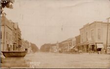 1910, Street View, DELAVAN, Wisconsin Real Photo Postcard picture