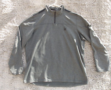 EUC Men's Spyder Active 1/4 Zip Pullover Shirt Size L Long Sleeve Mock Neck Char picture