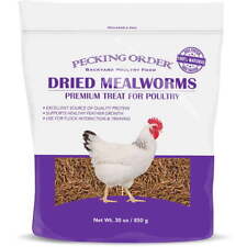  Pecking Order Dried Mealworms Treat & Feed for Chickens, 30 oz. picture