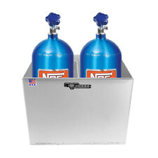 Pit Posse Nitrous Bottle NOS NO2  Rack Holder Aluminum Trailer Made in USA picture