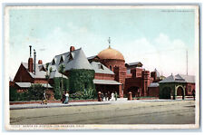 1915 Santa FE Station Los Angeles CA Coronado CA Phostint Posted Postcard picture