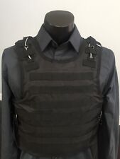 Tactical Plate Carrier Vest FREE Made With Kevlar Plates 3a Inserts Fits Ar500 picture