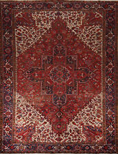 Vintage Geometric Heriz Traditional Hand-made Living Room Rug Area Carpet 10x13 picture