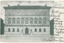 Public Library-Newark, New Jersey NJ-1906 posted antique postcard picture