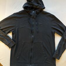 Vintage Nike zipup hoodie all black nice fade L picture