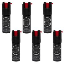 Lot of 6 Police Magnum pepper spray 1/2oz unit safety lock self defense security picture