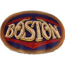 Boston Aucoin Pacifica Rock Roll Music Hippie Band 1970s Vintage Belt Buckle picture