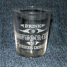 RARE Woodford Whiskey Pre-Prohib. Shot glass by: John Bardenheier Wine&Liquor Co picture