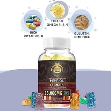 Natural Gummies-Gummy Bears Sleep, Calm, Rest, Anxiety, Inflammation, Pain, USA picture