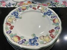 Vintage Villeroy & Boch Germany MELINA Vitro Porcelain Fruit Dinner Plate - 1 Ea picture