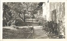 Estate Garden RPPC Real Photo Post Card 1940s House Home ANSCO Unposted picture