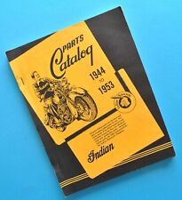Antique  1944-1953 Indian Chief Motorcycle Parts Catalog Manual Restoration Book picture