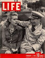 1943 Life February 1 - Rickenbacker; Guadalcanal; Hitler's youth; France Falls picture
