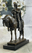 Bronze Sculpture of King Arthur Legendary British Leader Collectible Home Design picture