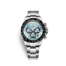 Men’s Stainless Steel Chronograph Watch, Automatic Movement, Water Resistant picture